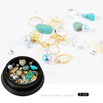 Load image into Gallery viewer, Nail popular copper round rivets sequins nail drill ornaments
