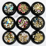 Load image into Gallery viewer, Nail popular copper round rivets sequins nail drill ornaments
