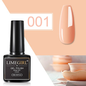 Limegirl Gel Polish Set All For Manicure Semi Permanent Vernis Top Coat UV LED Gel Varnish Soak Off Nail Art Gel Nail Polish