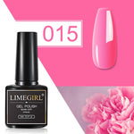 Load image into Gallery viewer, Limegirl Gel Polish Set All For Manicure Semi Permanent Vernis Top Coat UV LED Gel Varnish Soak Off Nail Art Gel Nail Polish
