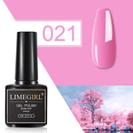 Load image into Gallery viewer, Limegirl Gel Polish Set All For Manicure Semi Permanent Vernis Top Coat UV LED Gel Varnish Soak Off Nail Art Gel Nail Polish
