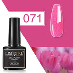 Load image into Gallery viewer, Limegirl Gel Polish Set All For Manicure Semi Permanent Vernis Top Coat UV LED Gel Varnish Soak Off Nail Art Gel Nail Polish
