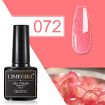 Load image into Gallery viewer, Limegirl Gel Polish Set All For Manicure Semi Permanent Vernis Top Coat UV LED Gel Varnish Soak Off Nail Art Gel Nail Polish
